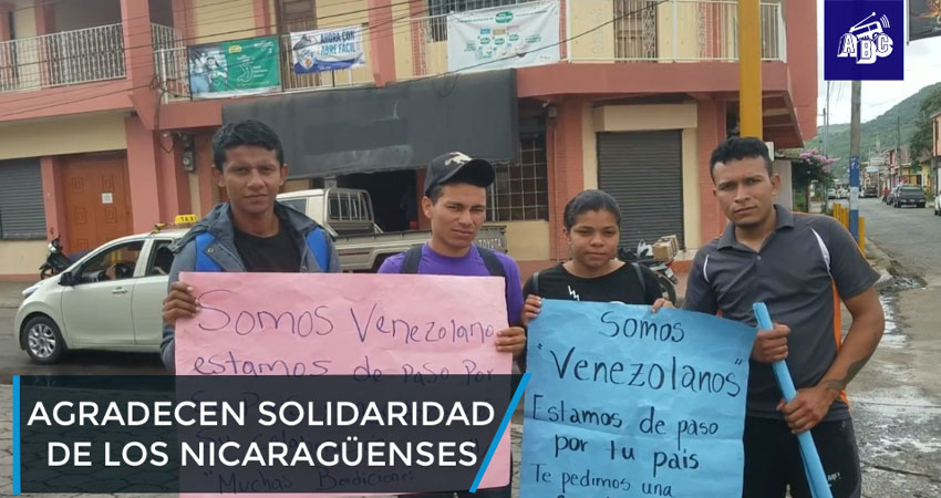 Agradecen solidaridad de los nicaragüenses