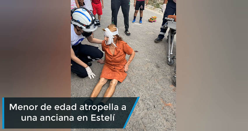 Menor de edad atropella a una anciana en Estelí