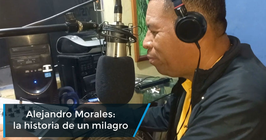 La historia de un milagro: Alejandro Morales luchó por su vida y retornó a los medios de comunicación