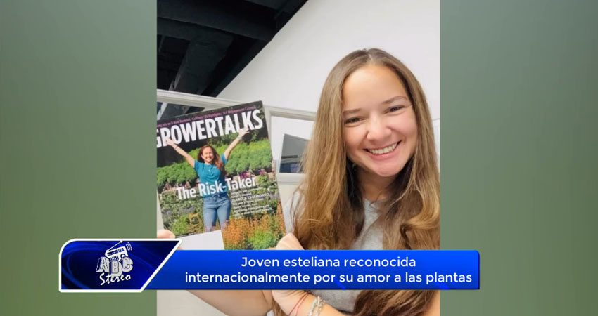 La joven reconocida internacionalmente por su amor a las plantas