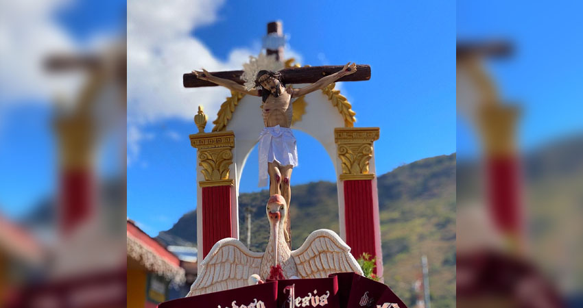 Jesús de la Caridad, uno de los patronos del municipio de La Trinidad. Foto: Juan Francisco Dávila/Radio ABC Stereo