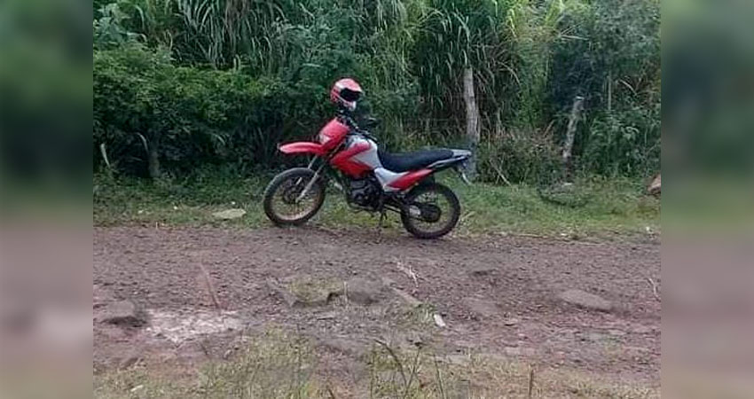 Motocicleta robada. Foto: Cortesía/Radio ABC Stereo