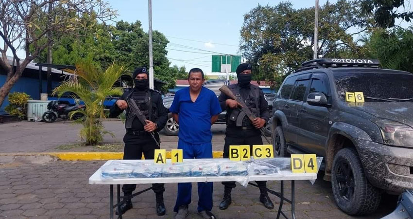 Francisco Javier Gómez acusado de narcotráfico. Foto: Cortesía/Policía Nacional