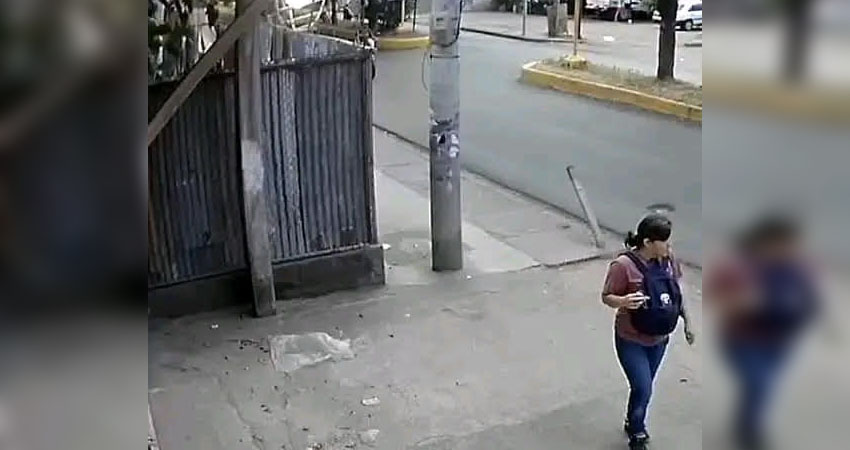 Una de las señaladas quedó captada en una cámara de seguridad. Foto: Captura de pantalla