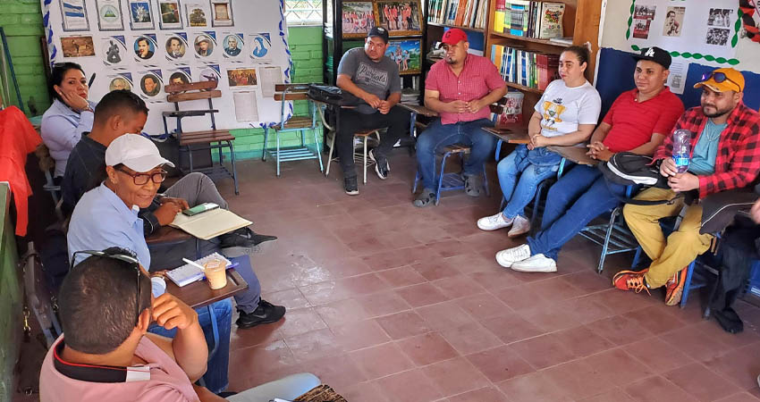 Docentes en capacitación. Foto: Cortesía MINED Estelí