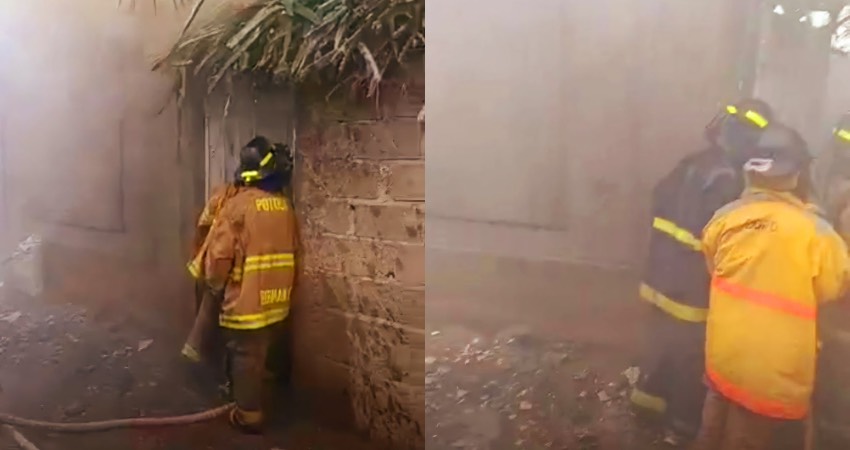 El hecho ocurrió en el barrio Laura Sofía Olivas de Ocotal. Foto: Cortesía/Radio ABC Stereo