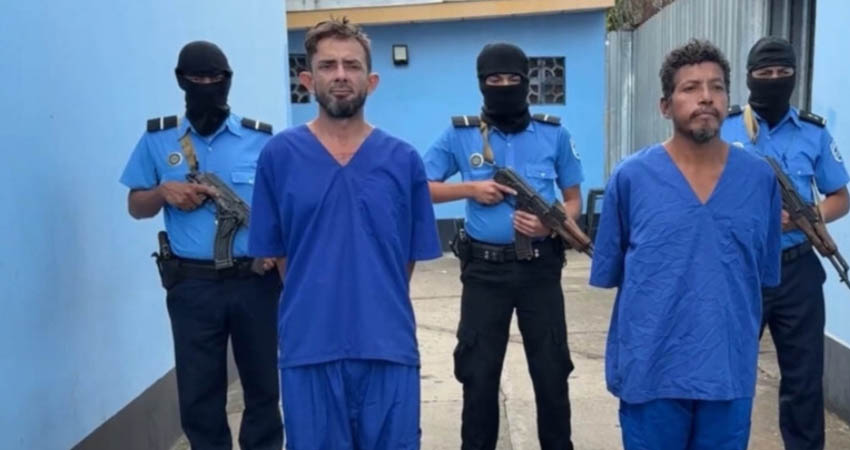 Edwin Antonio Cruz y Freddy de Jesús Martínez, acusados de homicidio. Foto: Cortesía/Radio ABC Stereo