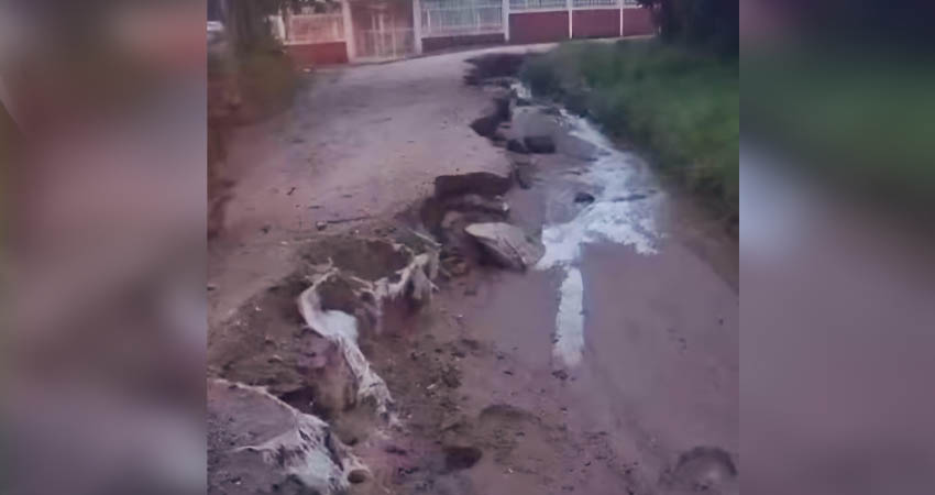 Las lluvias son la principal razón del deterioro en los caminos de la zona. Foto: Cortesía/Radio ABC Stereo