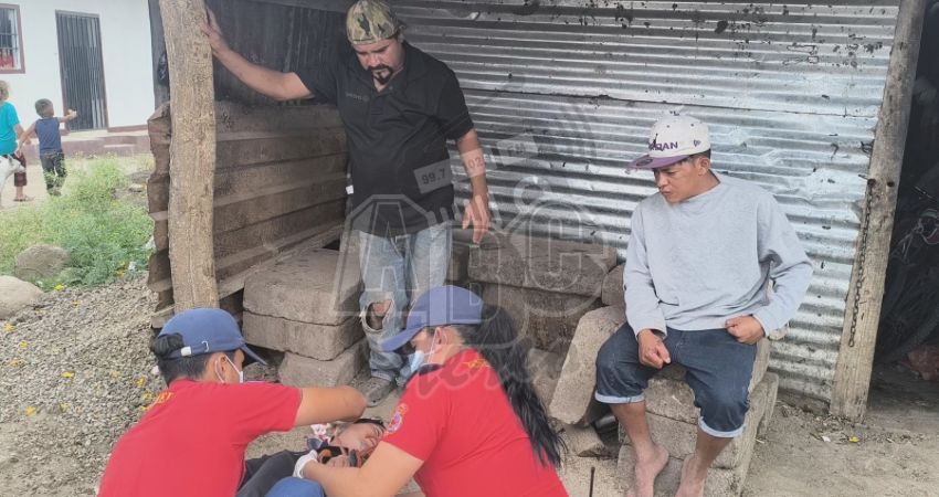 La agresión se registró en el barrio La Comuna. Foto: Cortesía/Radio ABC Stereo