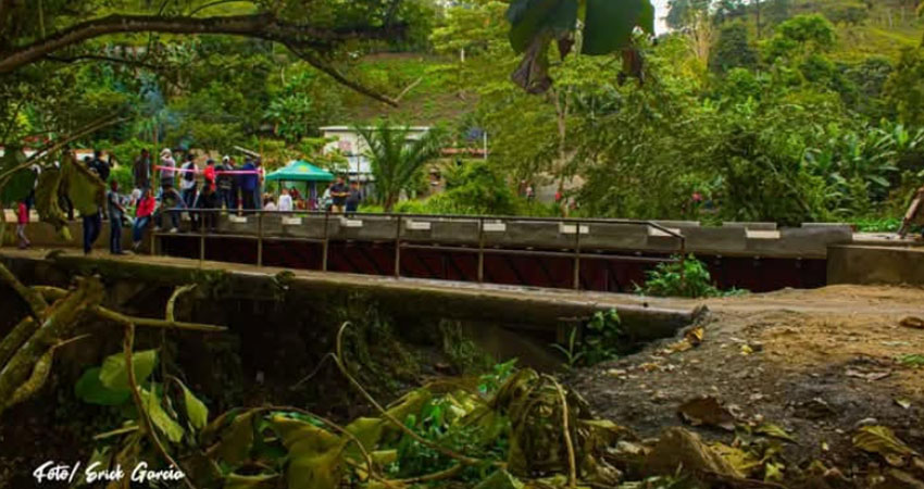 Puente La Garita, ubicado en Santa Rosa, Jalapa. Foto: Erick García/Radio ABC Stereo