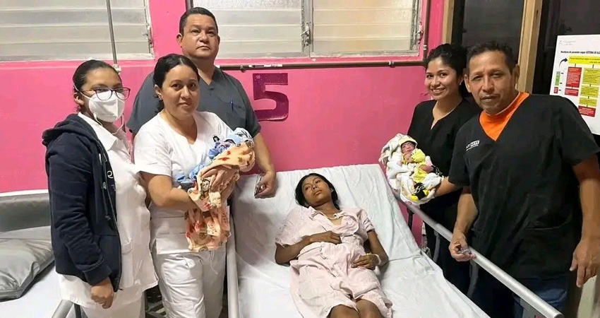 Hasta la fecha, en Madriz se ha atendido un parto gemelar, mientras en Nueva Segovia 3 madres han recibido a sus gemelos este año.