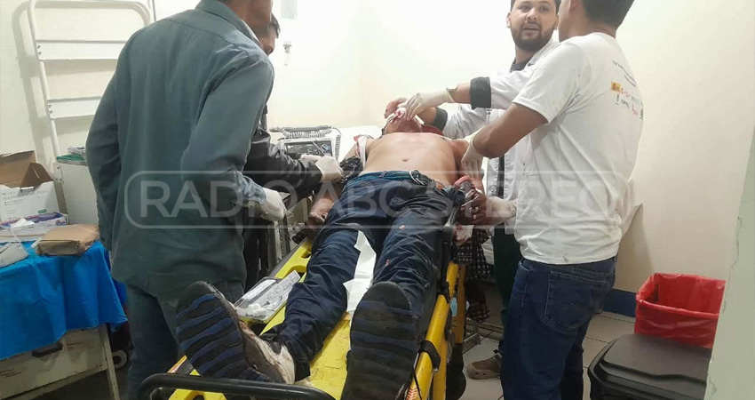 Roberto Pablo Inestroza Sánchez resultó herido. Foto: Cortesía/Radio ABC Stereo