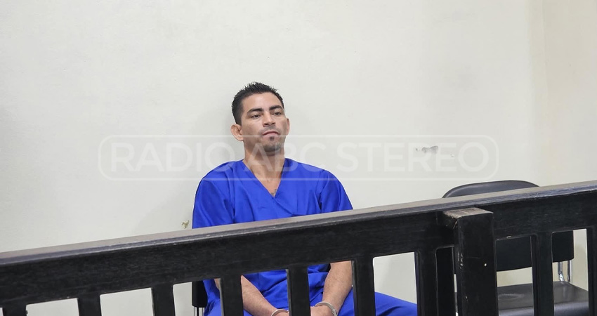 Deymar Wilfredo Vallecillo Alegría, condenado por crímenes contra cuatro víctimas. Foto: Marvin Gadea/Radio ABC Stereo