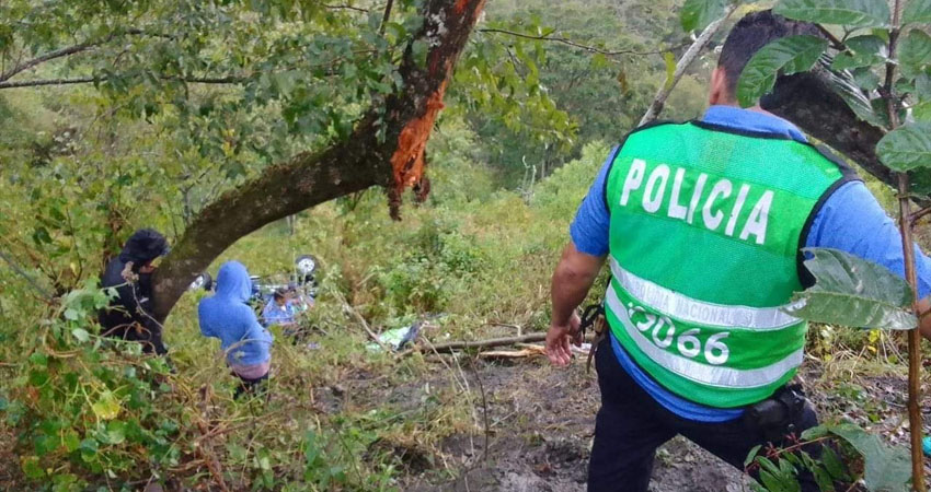 El fatal suceso se registró sobre la carretera hacia San Juan del Río Coco, en la comunidad Quibuto. Foto: Cortesía/Radio ABC Stereo