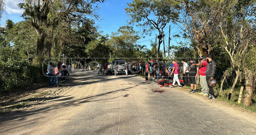 Dos lesionados en accidente de tránsito. Foto: Cortesía/Radio ABC Stereo