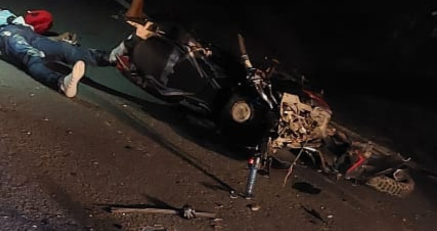 Frander Joel Rodríguez Ramos colisionó de frente con un camioncito. Foto: Cortesía