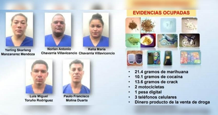 Entre los detenidos hay 4 presos por robo en sus distintas modalidades y 5 por abastecedores de droga.