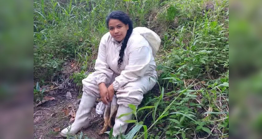 Ing. Juana Patricia Olivas Calero, apicultora. Foto: Cortesía/Radio ABC Stereo