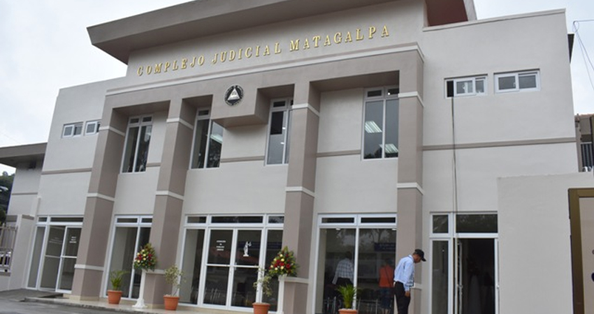 El proceso se desarrolla en los Juzgados de Matagalpa. Foto: Cortesía