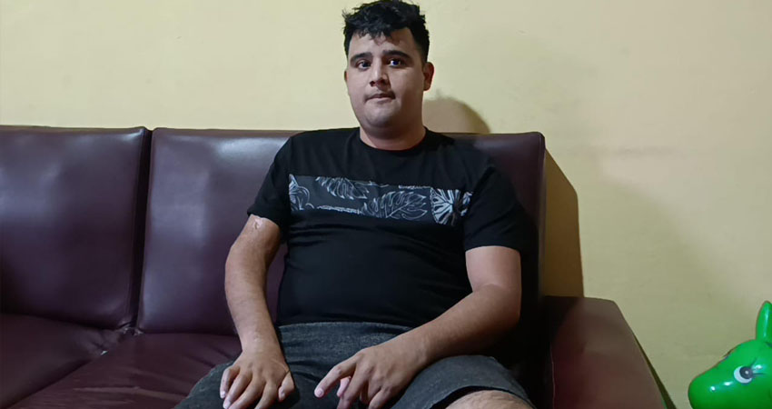 Alan Antonio González estuvo en cama durante un año. Foto: Jacdiel Rivera Cornejo/Radio ABC Stereo