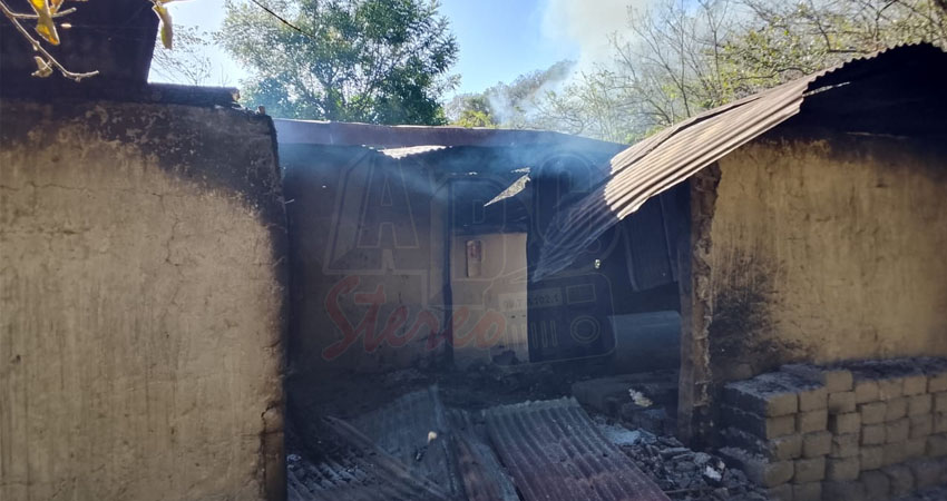 El suceso ocurrió en una comunidad de Telpaneca. Foto: Cortesía/Radio ABC Stereo