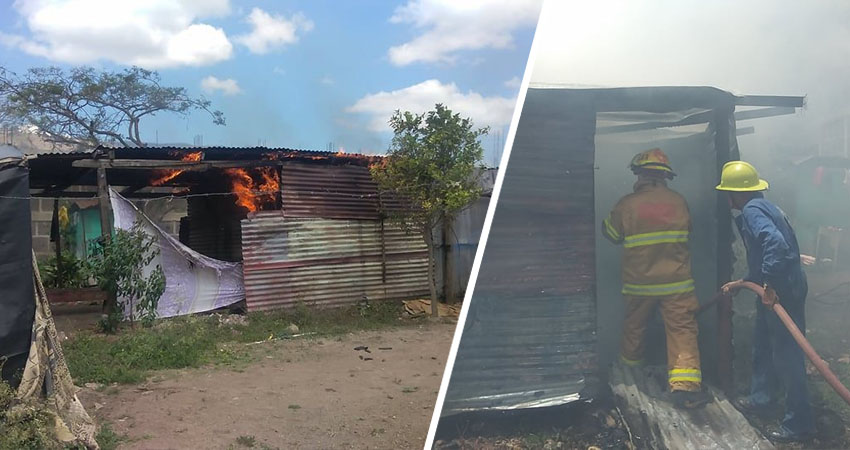 El presunto piromano, una vez que habría incendiado el inmueble, huyó del lugar. Fotos: Juan Fco Dávila/Radio ABC Stereo