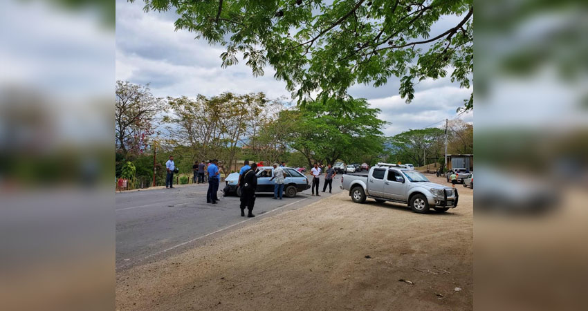 Colisión vehicular en Condega. Foto: Cortesía/Radio ABC Stereo