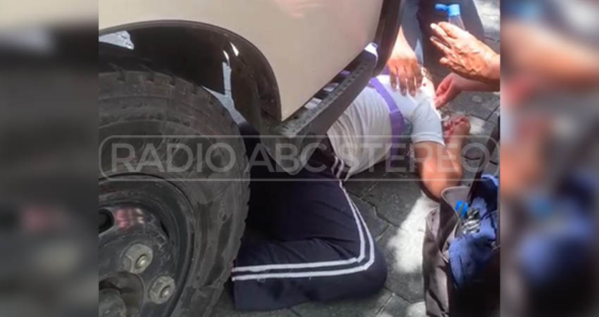 Niña de 11 años fue atropellada por camión. Foto: Cortesía/Radio ABC Stereo