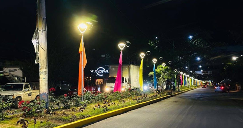 Boulevard Pancasán, Estelí. Foto: Alcaldía de Estelí
