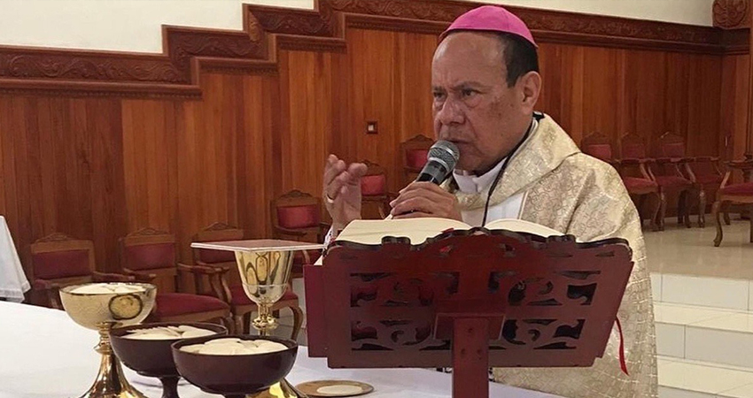 Obispo Juan Abelardo Mata, Diócesis de Estelí. Foto: Canal Católico San José