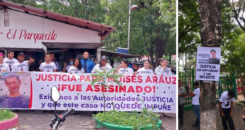 Los parientes de la víctima exigen justicia. Foto: Cortesía/Radio ABC Stereo