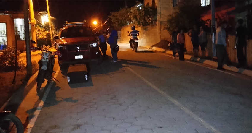 El hallazgo fue en el barrio Noel Wheelock, de Ocotal. Foto: Marvin Gadea/Radio ABC Stereo