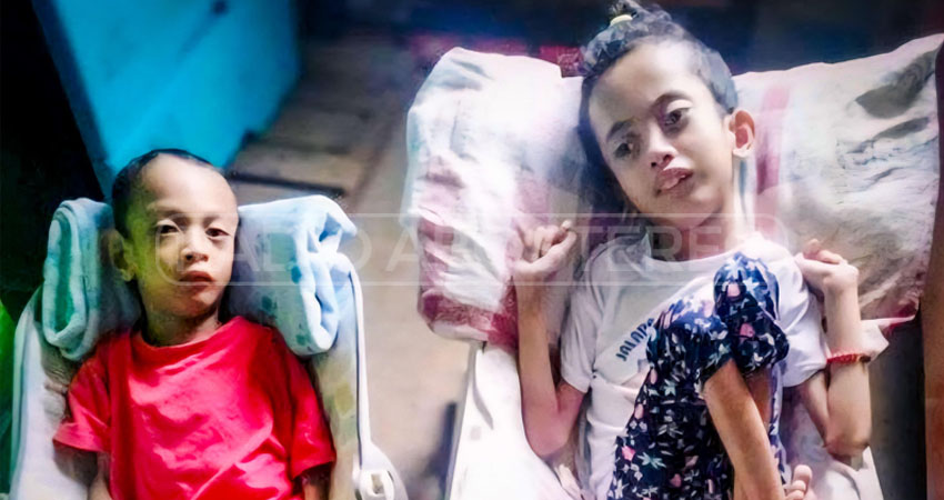 Ambos menores luchan contra la parálisis cerebral. Foto: Cortesía/Radio ABC Stereo