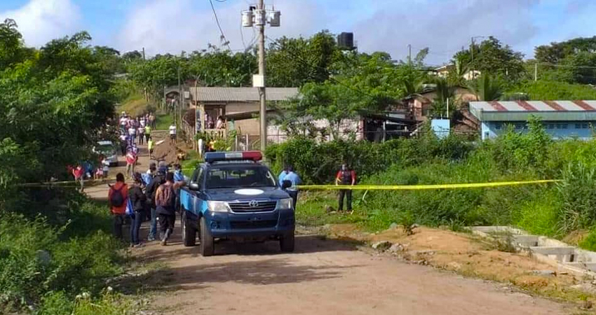 El pequeño cuerpo fue encontrado en un lugar montoso. Foto: Cortesía