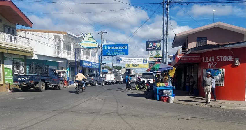 Una de las calles céntricas de Estelí. Foto: Roberto Mora/Radio ABC Stereo