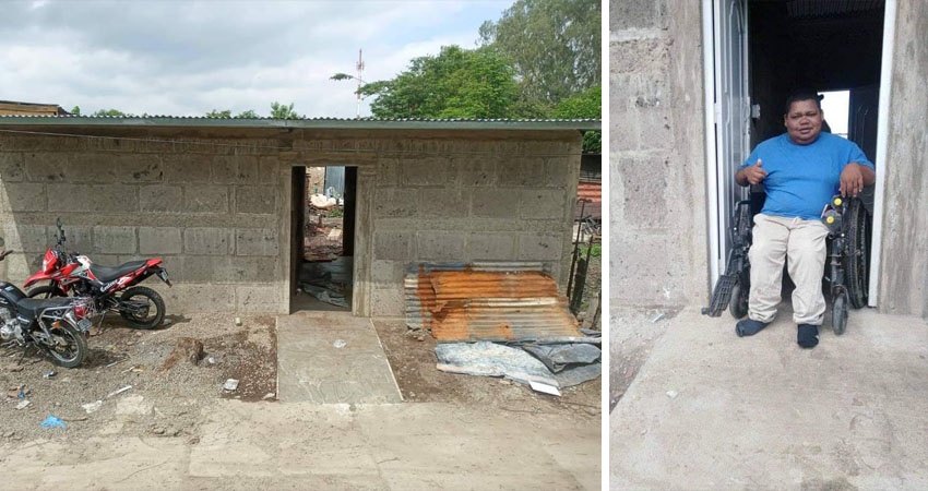 En la construcción de la nueva casa se invirtieron 8,000 dólares. Foto: Cortesía/Radio ABC Stereo