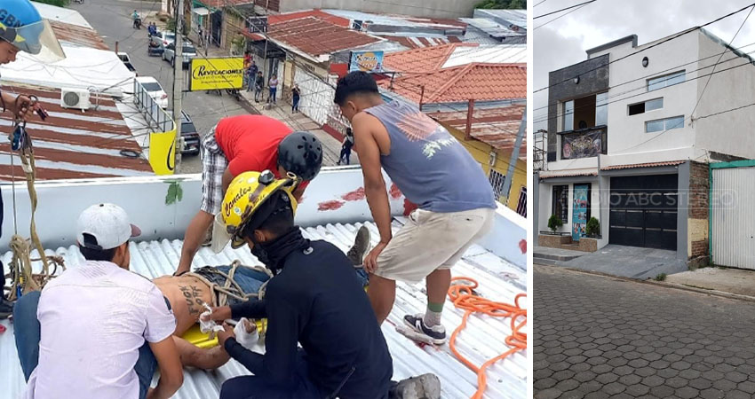 El afectado fue traslado al Hospital San Juan de Dios. Foto: José Enrique Ortega/Radio ABC Stereo