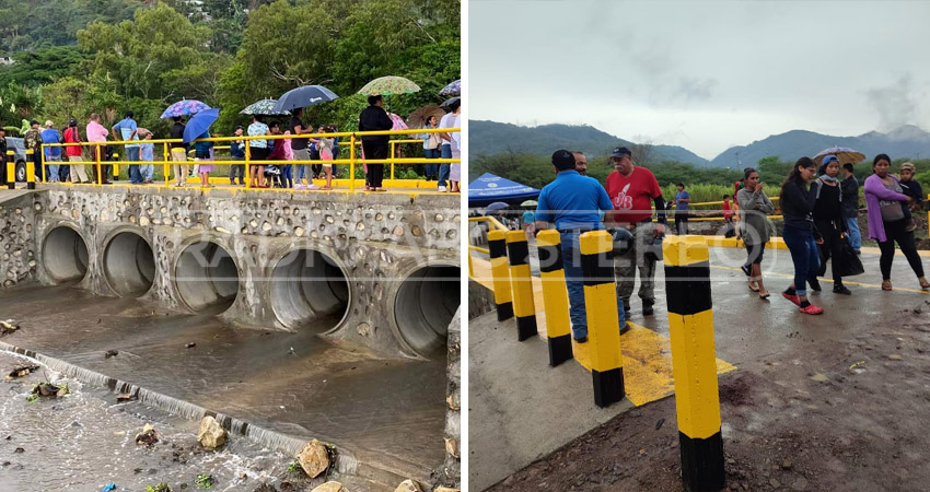 La construcción del puente es considerada una de las obras más importantes que ha ejecutado la alcaldía de Jinotega. Foto: Massiel Zeledón/Radio ABC Stereo