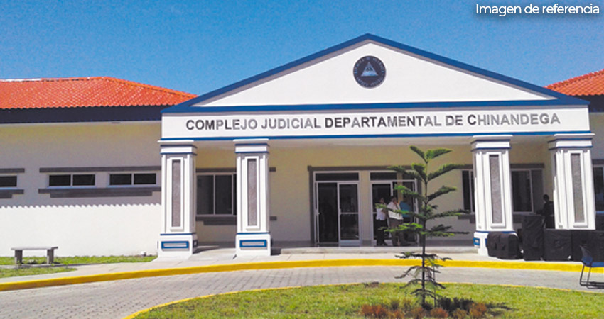 El hermano del acusado llegó ebrio, agresivo, se armó con un machete y se disponía a lastimar a su familia. Foto: Complejo Judicial Departamental de Chinandega