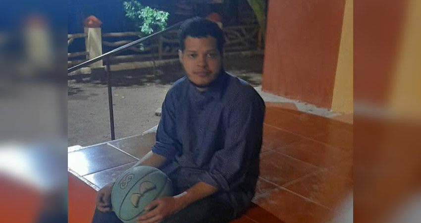 Elías Antonio estaba en el parque de Pueblo Nuevo, Estelí. Foto: Cortesía/Radio ABC Stereo