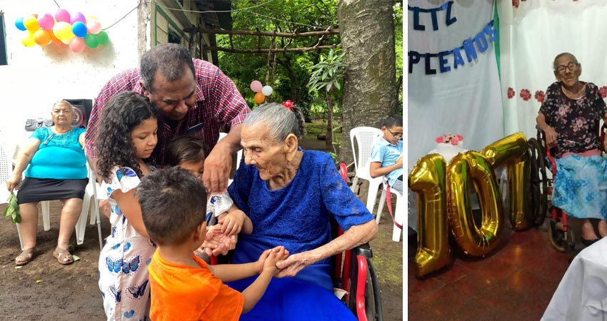 La abuelita ha vivido momentos históricos claves de Nicaragua. Foto: Cortesía/Torre Informativa