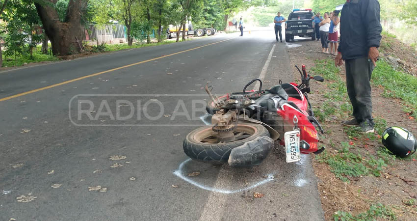 Mujer fue atropellada por motociclista. Foto: Cortesía/Radio ABC Stereo