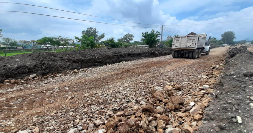 Inician construcción de vía alterna en Estelí. Foto: Cortesía/Radio ABC Stereo