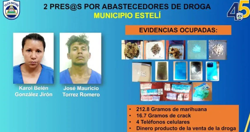 Detenidos por la policía en Estelí. Foto: Cortesía/Radio ABC Stereo