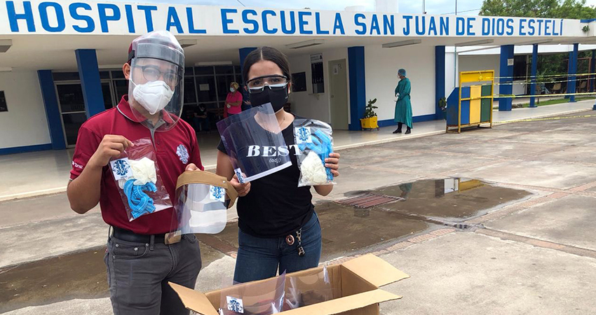 Jóvenes del Club Leo Estelí Decano Omega. Foto: Cortesía