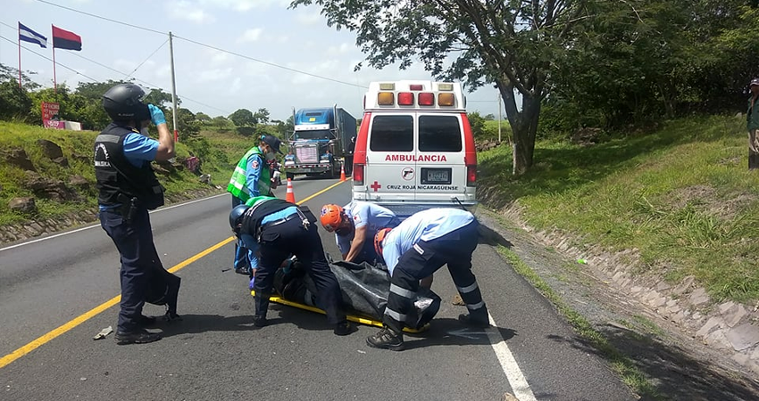 El accidente de tránsito se registró hace pocos momentos en el kilómetro 162. Foto: Juan Fco Dávila/Radio ABC Stereo
