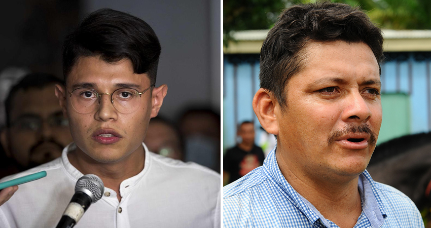 Lesther Alemán y Medardo Mairena. Foto: Cortesía/Radio ABC Stereo