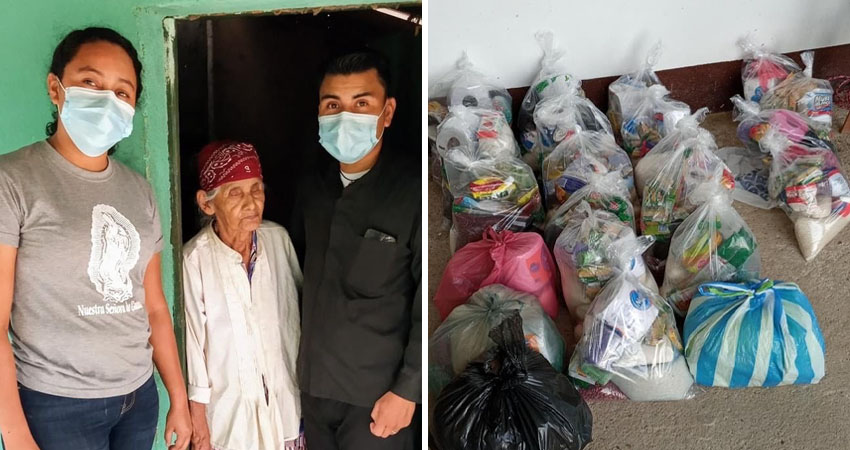 La ayuda se entregó a familias necesitadas. Foto: Cortesía/Radio ABC Stereo