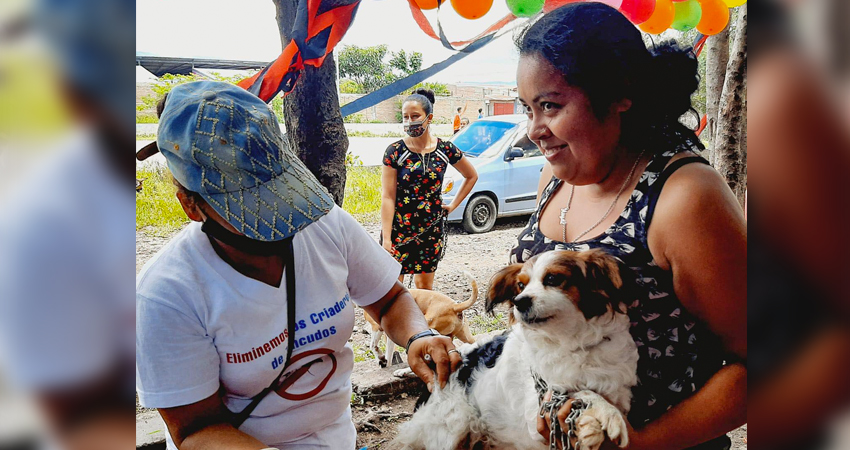 La jornada empezó en el barrio Villa Esperanza. Foto de referencia.