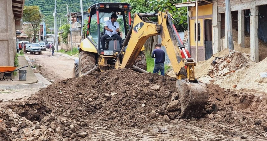 El proyecto ya está en ejecución. Fotografía tomada de: Facebook Alcaldía Estelí